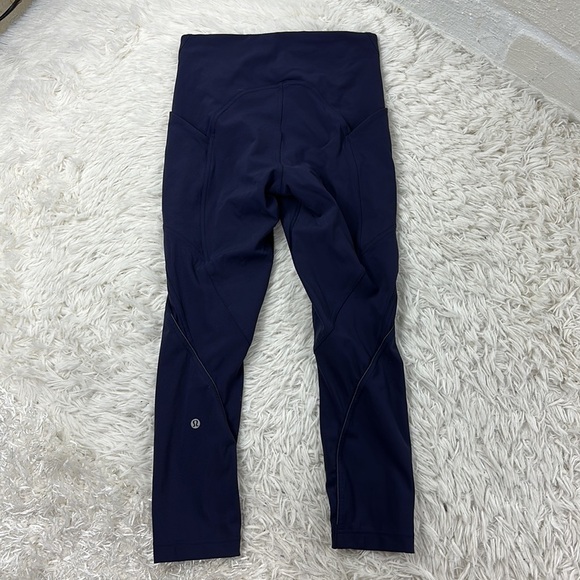 Lululemon Lead The Pack Crop 23" Midnight Navy - Picture 6 of 7